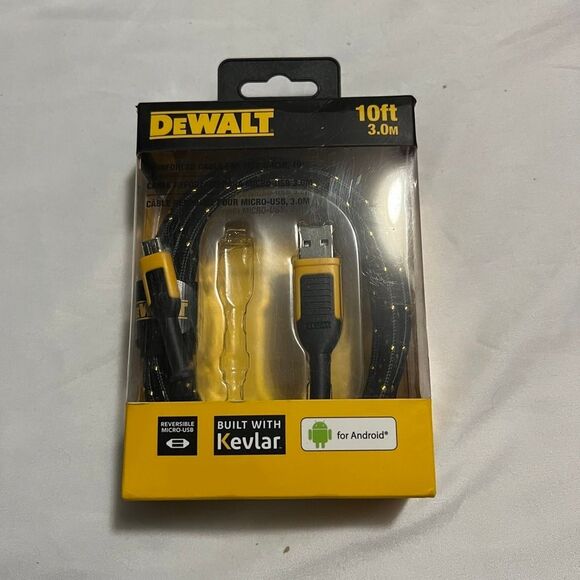Dewalt 10ft/3M Micro USB Cable - Picture 1 of 5